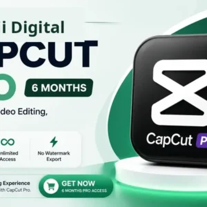 Buy CapCut Pro 6-month subscription in Pakistan – Adii Digital