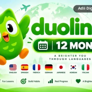 Buy Duolingo Super 12-month plan in Pakistan – Adii Digital