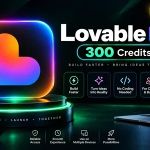 Buy Lovable Lite 300 credits 12-month plan in Pakistan – Adii Digital