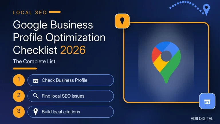 Google Business Profile Optimization Checklist 2026: The Complete List