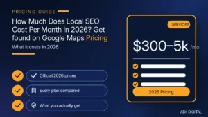 How Much Does Local SEO Cost Per Month in 2026?
