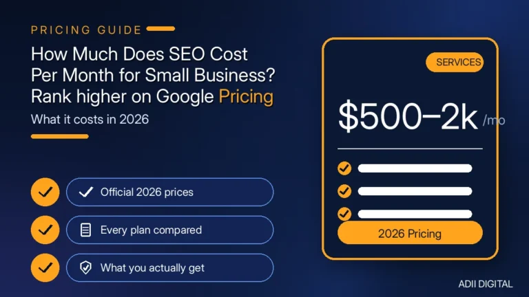 How Much Does SEO Cost Per Month for Small Business? (2026 Honest Guide)