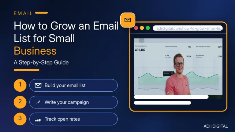 How to Grow an Email List for Small Business: A Step-by-Step Guide (2026)