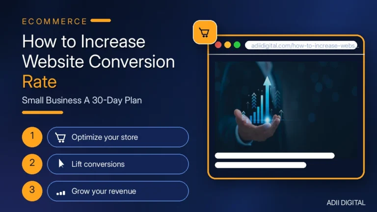 How to Increase Website Conversion Rate for Small Business: A 30-Day Plan