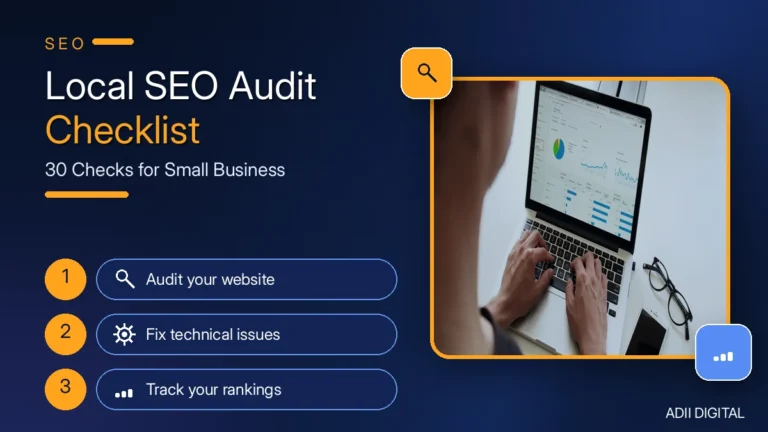 Local SEO Audit Checklist: 30 Checks for Small Business (2026)