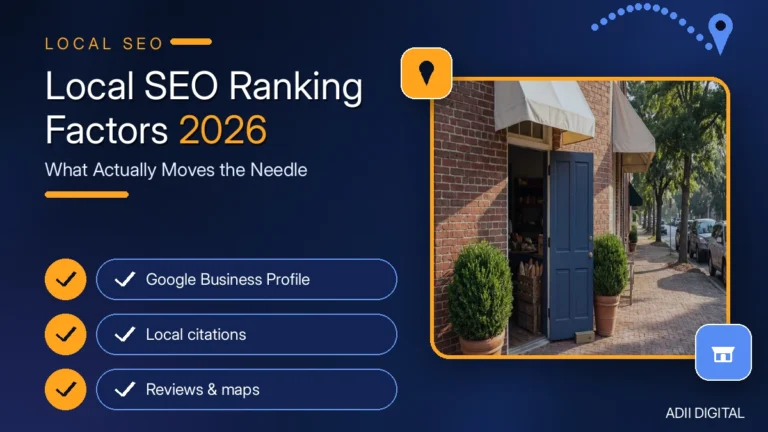 Local SEO Ranking Factors 2026: What Actually Moves the Needle